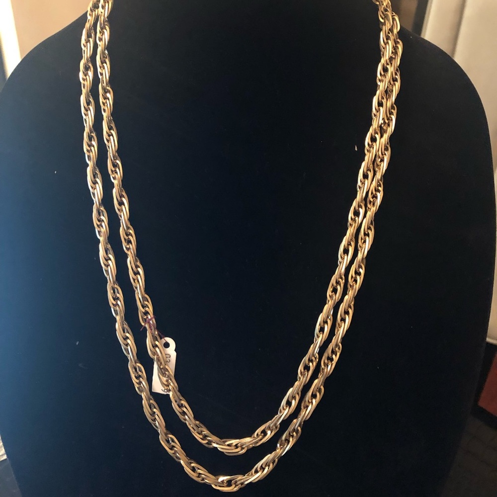 Pre owned long gold plated - Picture 2 of 6